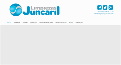 Desktop Screenshot of limpiezasjuncaril.com